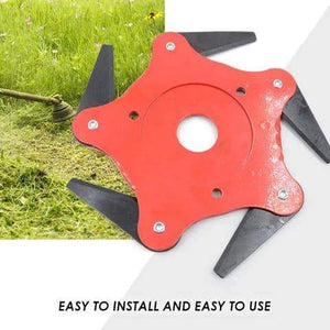 Universal 6-Steel Blades Trimmer Head (For Trimmer or Weed Eater)