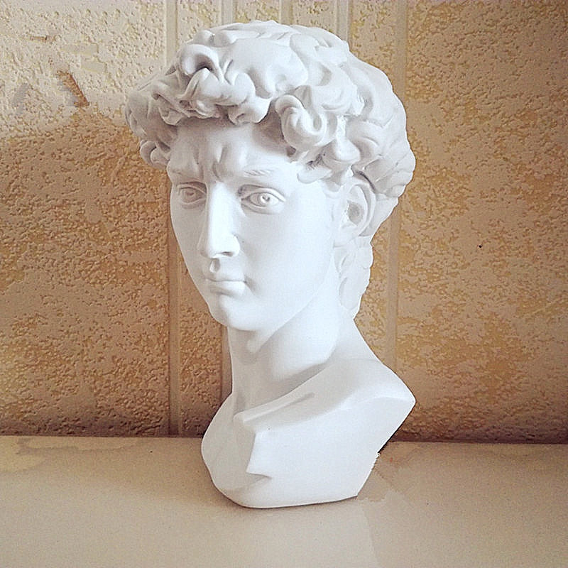 David Bust Sculpture (By Michelangelo)
