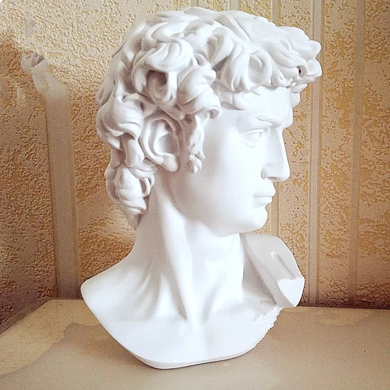 David Bust Sculpture (By Michelangelo)