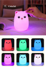 Load image into Gallery viewer, ChubbyCat LED Night Light for Kids or Baby
