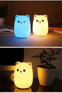 ChubbyCat LED Night Light for Kids or Baby