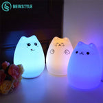 Load image into Gallery viewer, LED Cat Night Light For Children
